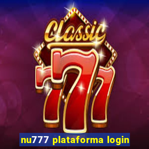 nu777 plataforma login